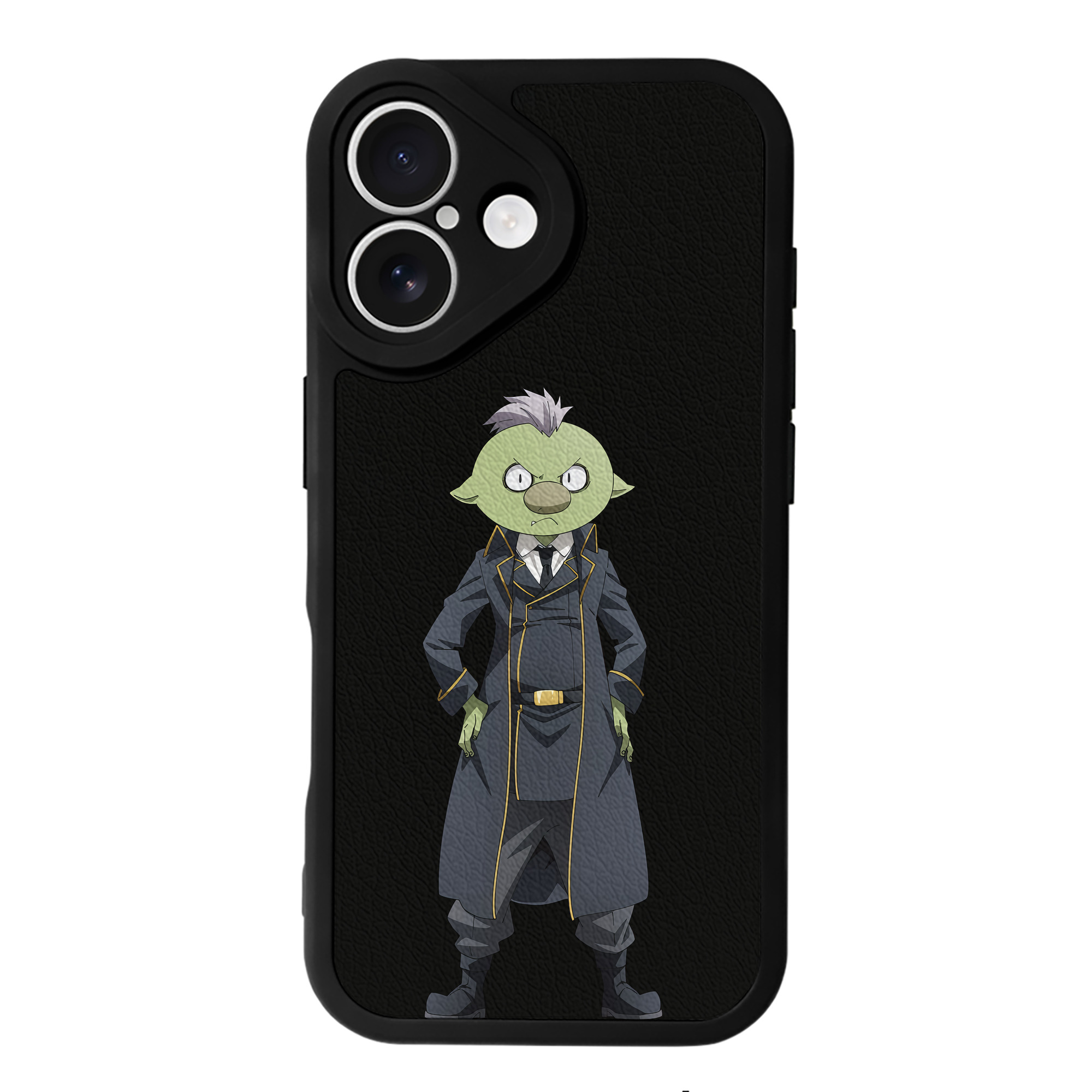 （画像用） 転スラ Regarding Reincarnated to Slime 【iPhone 16シリーズ対応】シリコンスマホケース（レザー調） 材質：シリコン